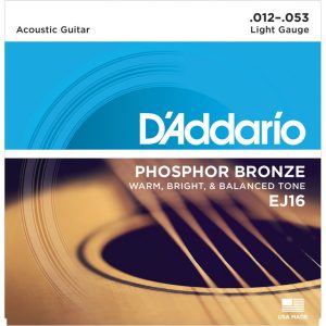 D'Addario EJ16 Phosphor Bronze Light 12-53 (Collection Only)