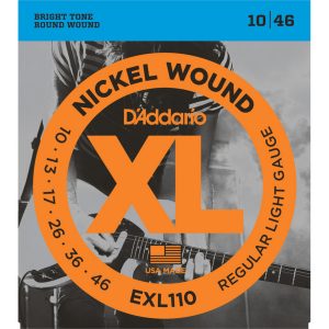 D'ADDARIO EXL110 Nickel Guitar Strings 10-46 Regular (Collection Only)